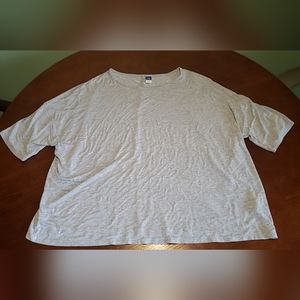 Old Navy Women's Gray Luxe T-shirt Tall Medium